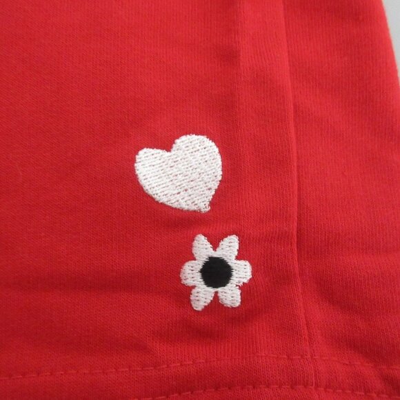 Fisher Price Girls 2-Piece Outfit 6/9 Mos Red Shirt & Pants Bear Hugs & Kisses - Picture 4 of 7